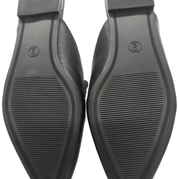 Ophelia Roe Dora Black Pointed Toe Mule NWOT - Picture 6 of 7